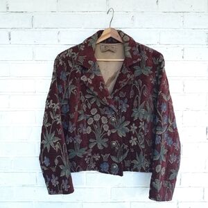 Vintage Painted Pony Tapestry Jacket size Medium